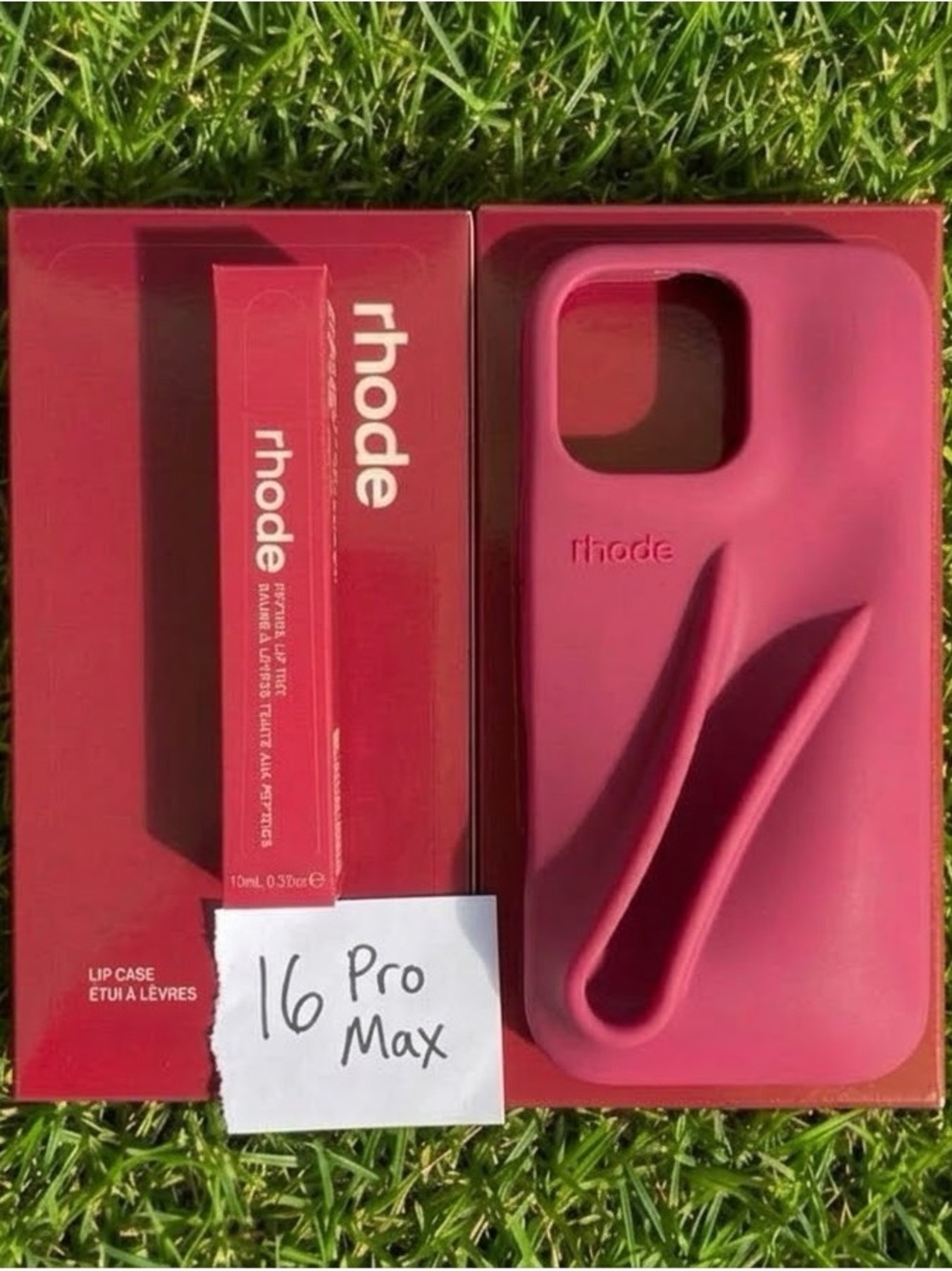RHODE iPhone Lip Case in Raspberry